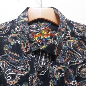 ROBERT GRAHAM Rainbow Multicolor Paisley AOP Long Sleeve Shirt, Size Medium